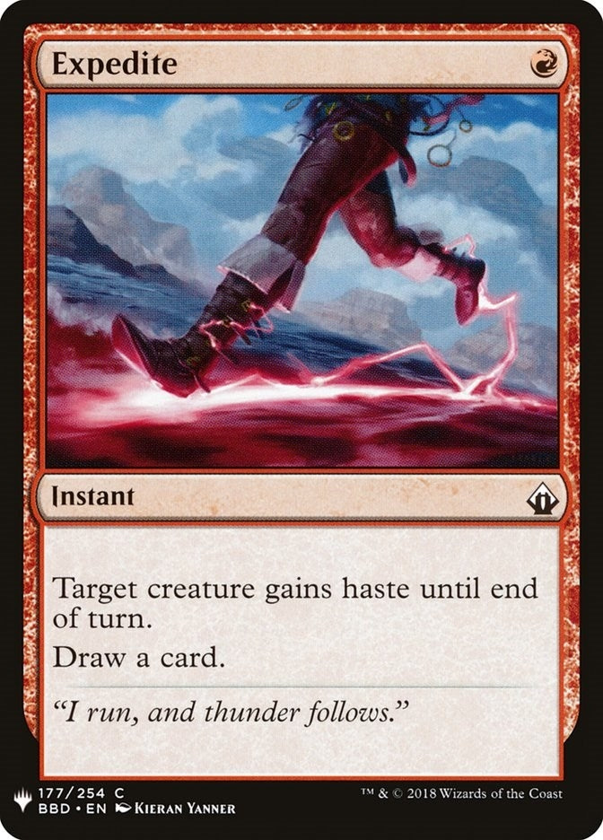 Image for Expedite (BBD) (177) (LIST) - Magic: The Gathering
