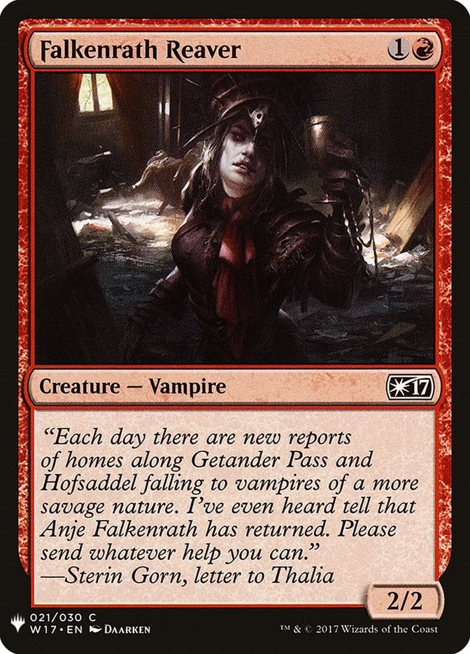 Image for Falkenrath Reaver (21) (LIST) - Magic: The Gathering