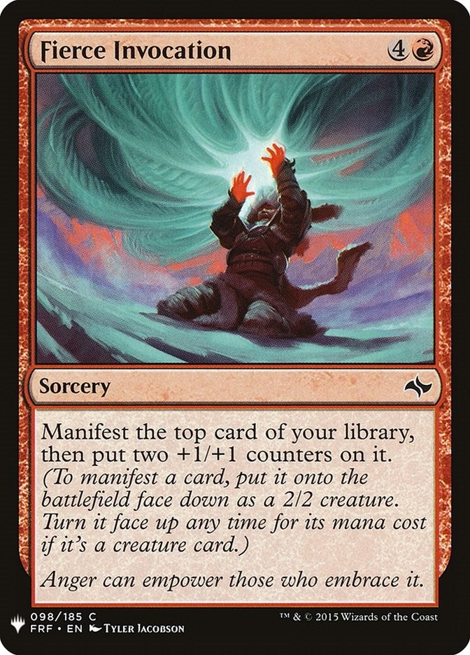 Image for Fierce Invocation (98) (LIST) - Magic: The Gathering
