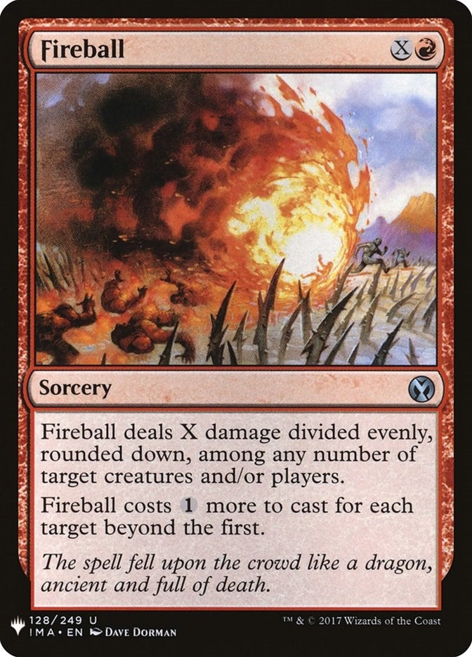 Image for Fireball (IMA) (128) (LIST) - Magic: The Gathering