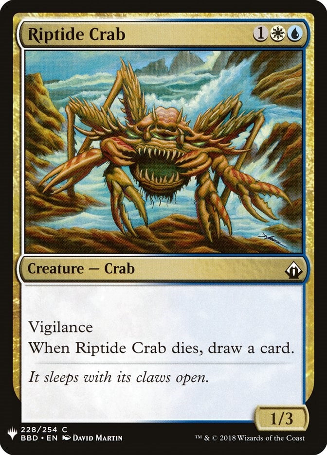 Image for Riptide Crab (228) (LIST) - Magic: The Gathering