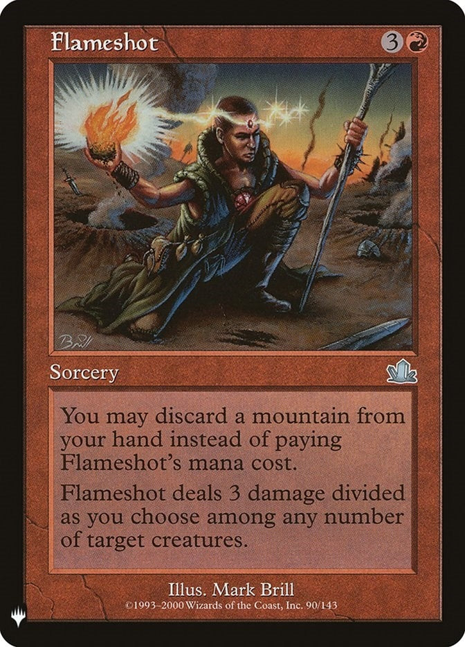 Image for Flameshot (90) (LIST) - Magic: The Gathering
