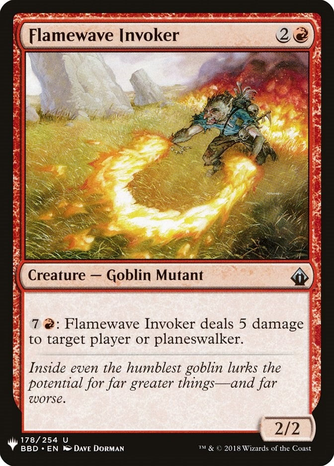 Image for Flamewave Invoker (178) (LIST) - Magic: The Gathering