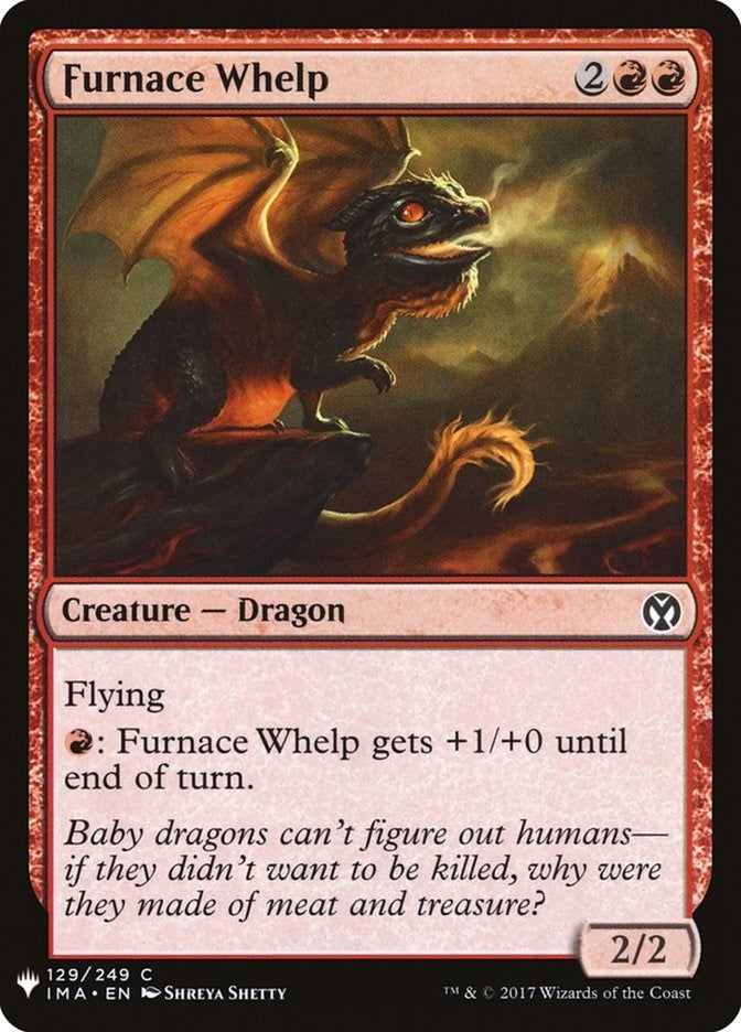 Image for Furnace Whelp (129) (LIST) - Magic: The Gathering