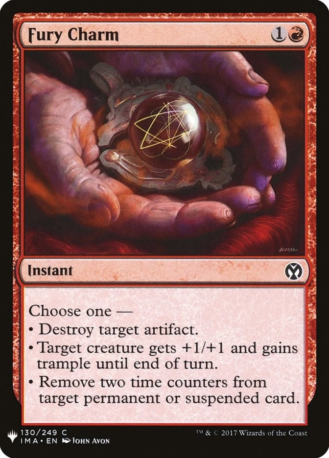 Image for Fury Charm (130) (LIST) - Magic: The Gathering