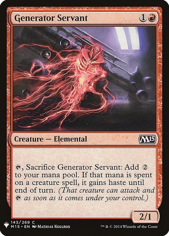 Image for Generator Servant (143) (LIST) - Magic: The Gathering
