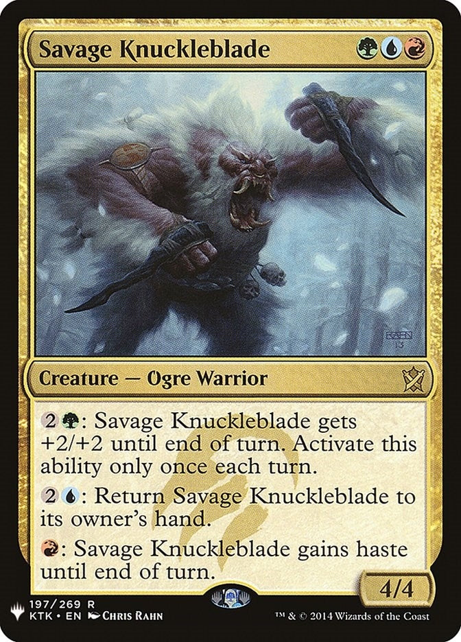 Image for Savage Knuckleblade (197) (LIST) - Magic: The Gathering