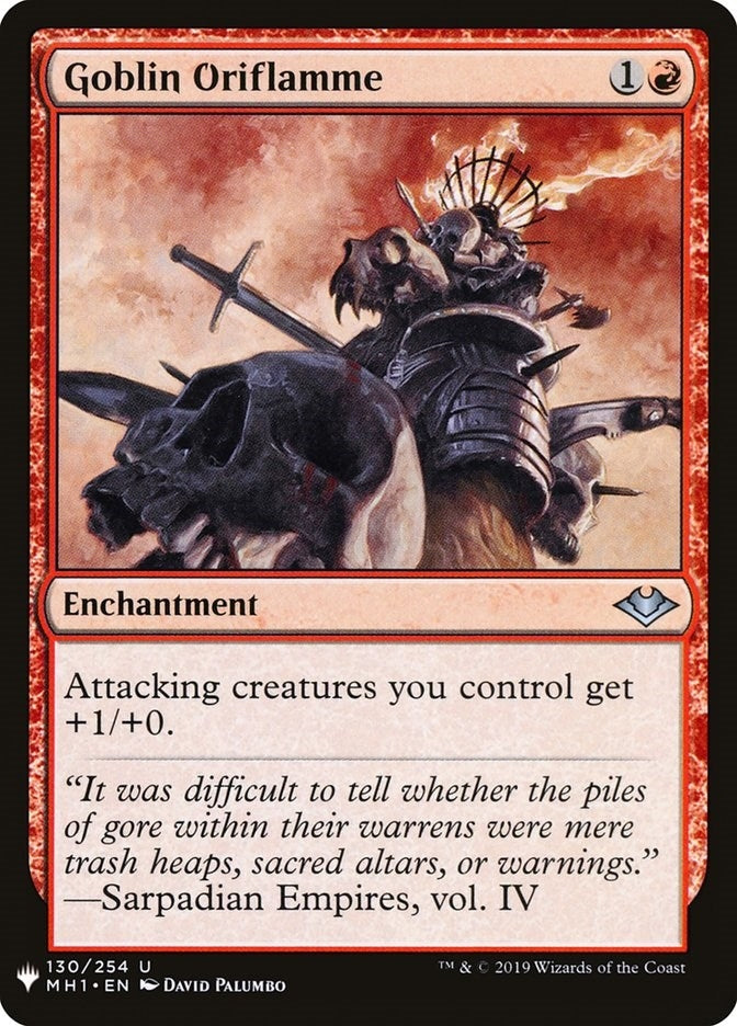 Image for Goblin Oriflamme (130) (LIST) - Magic: The Gathering