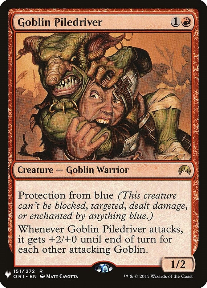 Image for Goblin Piledriver (151) (LIST) - Magic: The Gathering