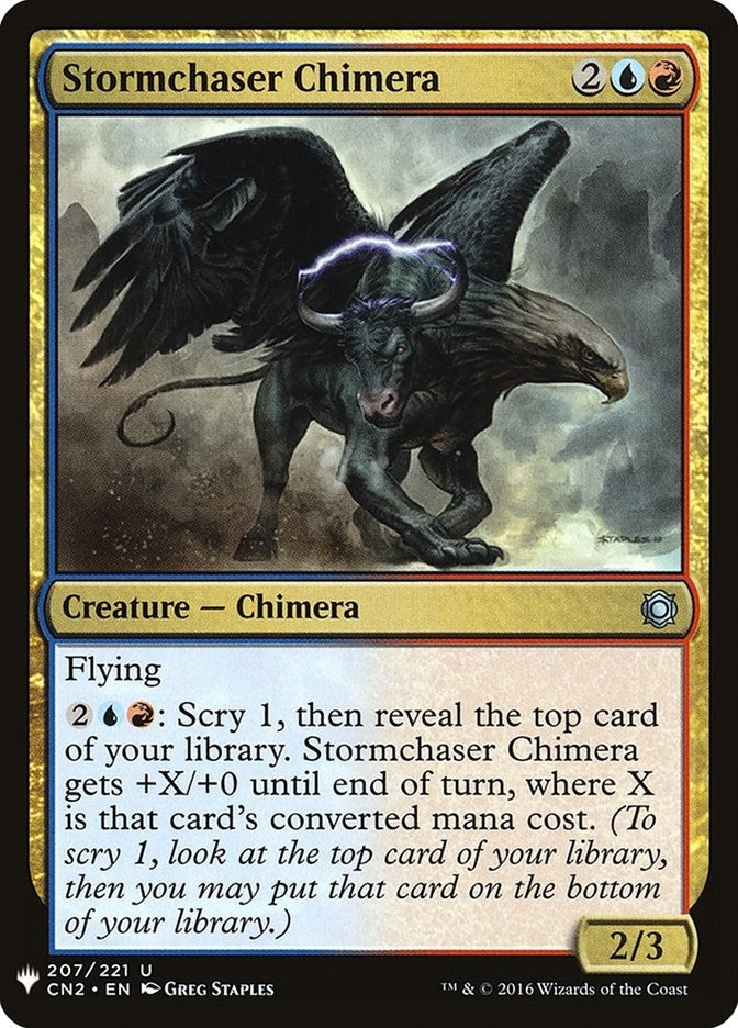 Image for Stormchaser Chimera (207) (LIST) - Magic: The Gathering