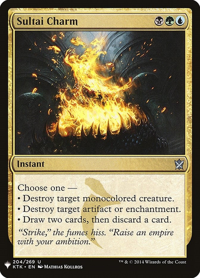 Image for Sultai Charm (204) (LIST) - Magic: The Gathering