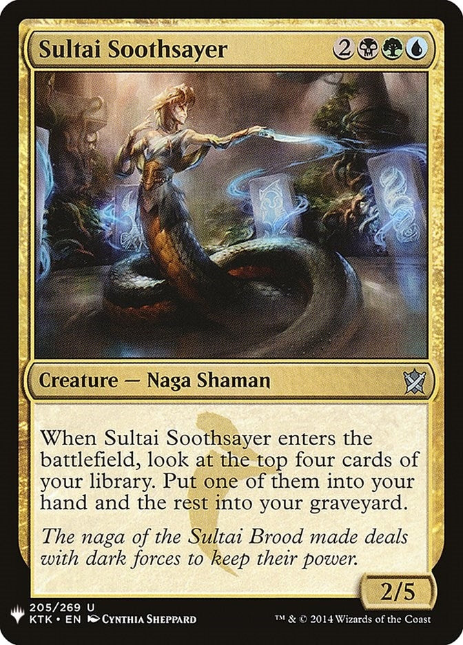 Image for Sultai Soothsayer (205) (LIST) - Magic: The Gathering
