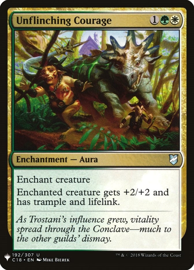 Image for Unflinching Courage (192) (LIST) - Magic: The Gathering
