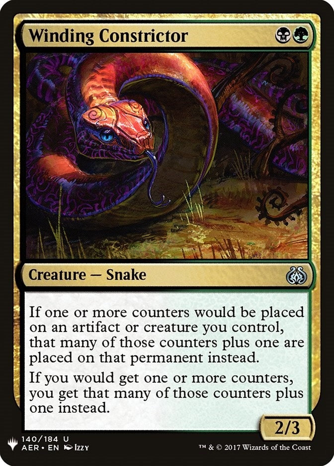 Image for Winding Constrictor (140) (LIST) - Magic: The Gathering
