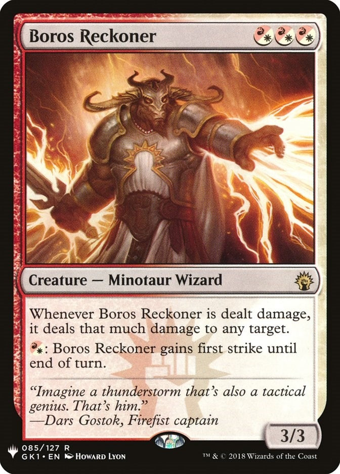 Image for Boros Reckoner (85) (LIST) - Magic: The Gathering