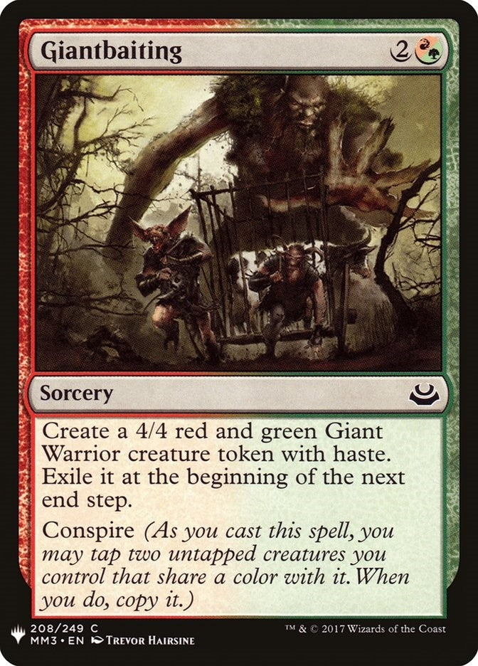 Image for Giantbaiting (208) (LIST) - Magic: The Gathering