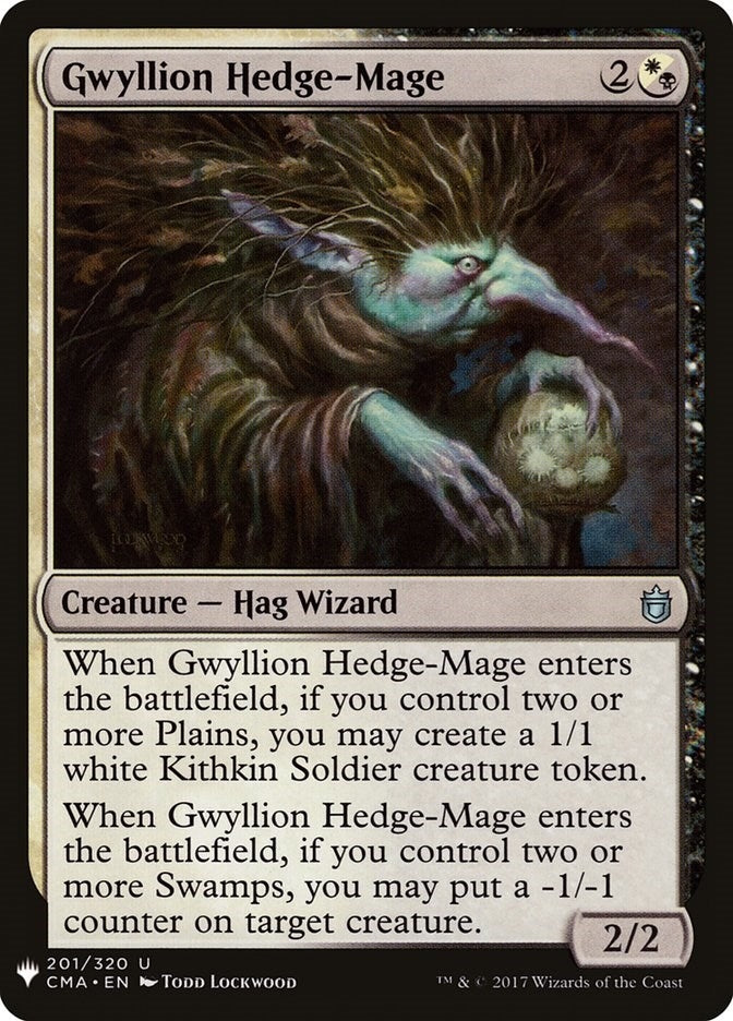 Image for Gwyllion Hedge-Mage (201) (LIST) - Magic: The Gathering
