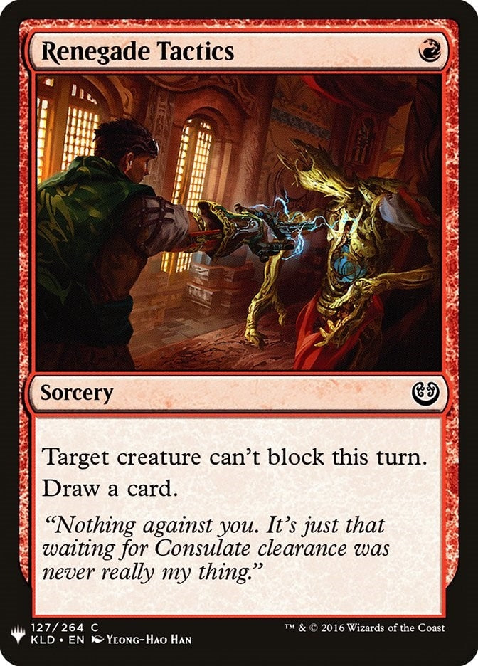 Image for Renegade Tactics (KLD) (127) (LIST) - Magic: The Gathering