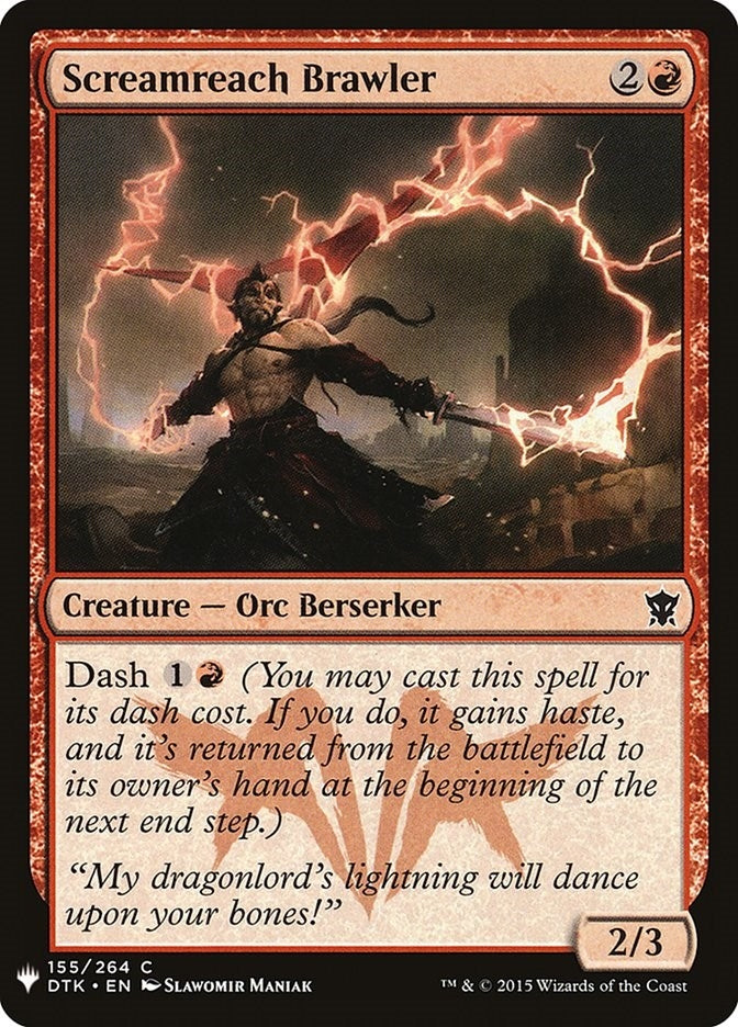 Image for Screamreach Brawler (155) (LIST) - Magic: The Gathering