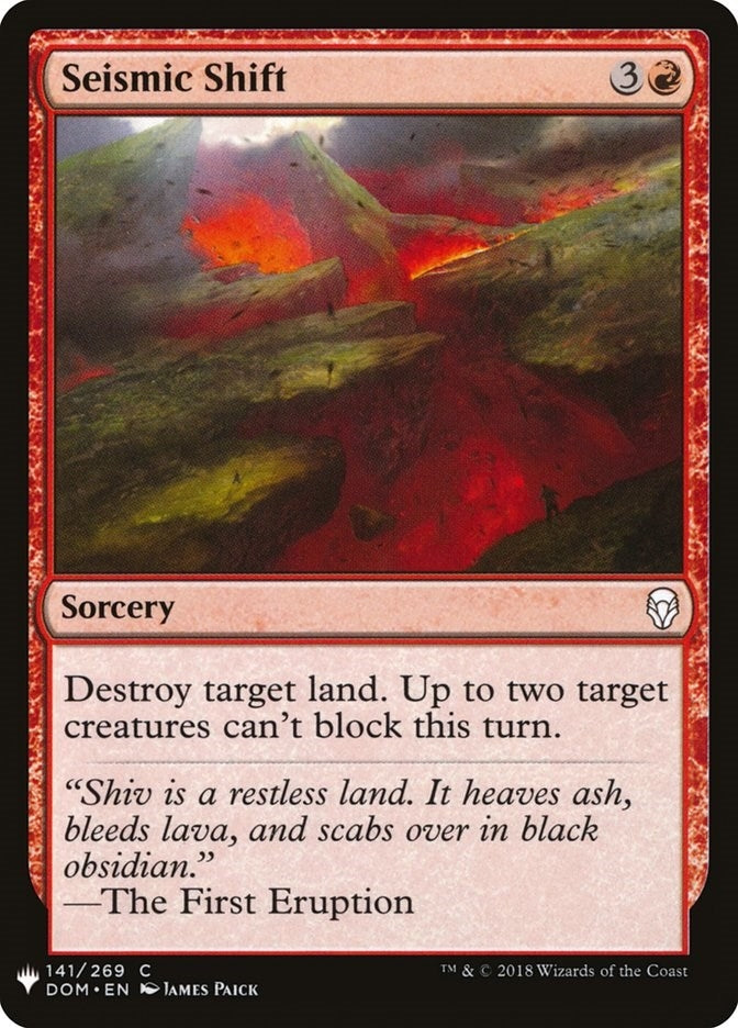 Image for Seismic Shift (141) (LIST) - Magic: The Gathering