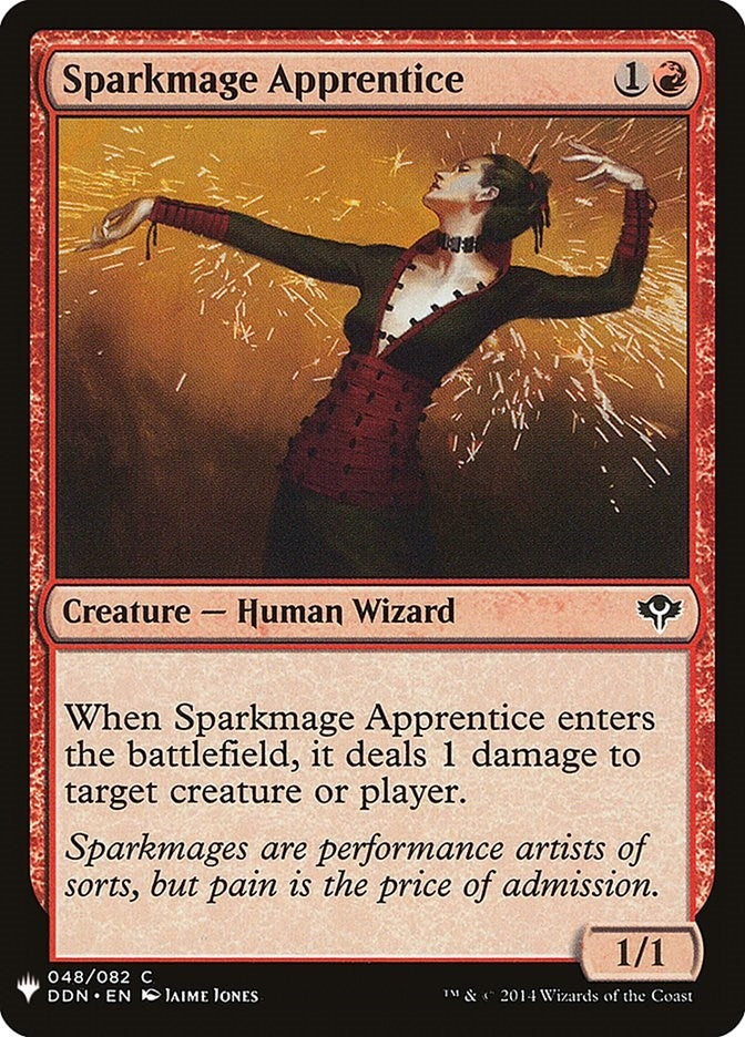 Image for Sparkmage Apprentice (48) (LIST) - Magic: The Gathering