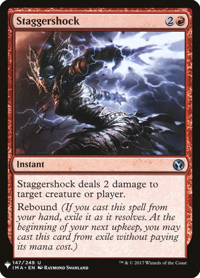 Image for Staggershock (147) (LIST) - Magic: The Gathering
