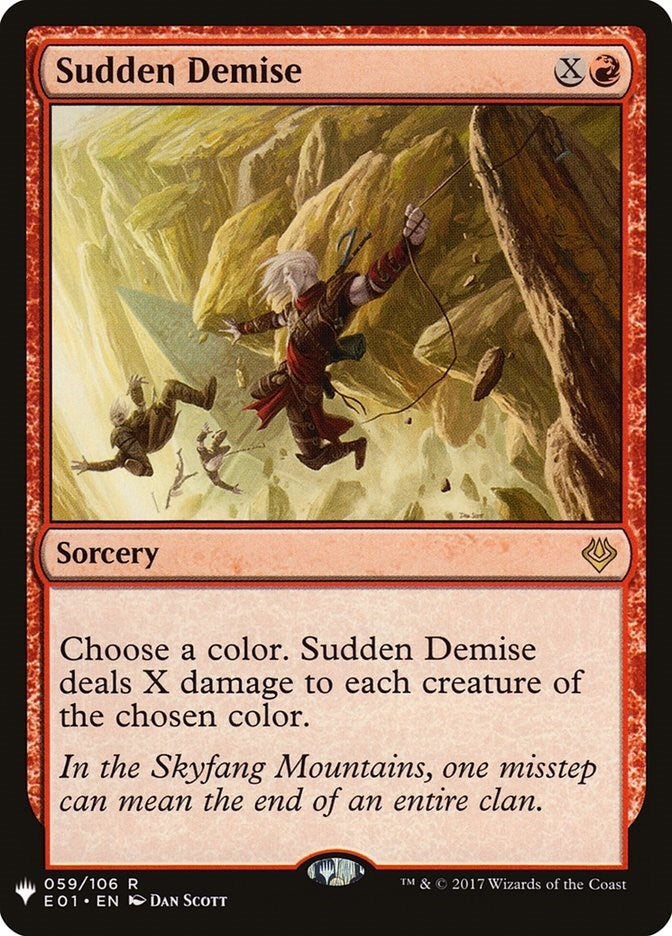 Image for Sudden Demise (059/106) (LIST) - Magic: The Gathering