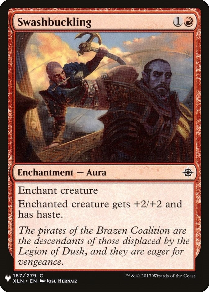 Image for Swashbuckling (167) (LIST) - Magic: The Gathering