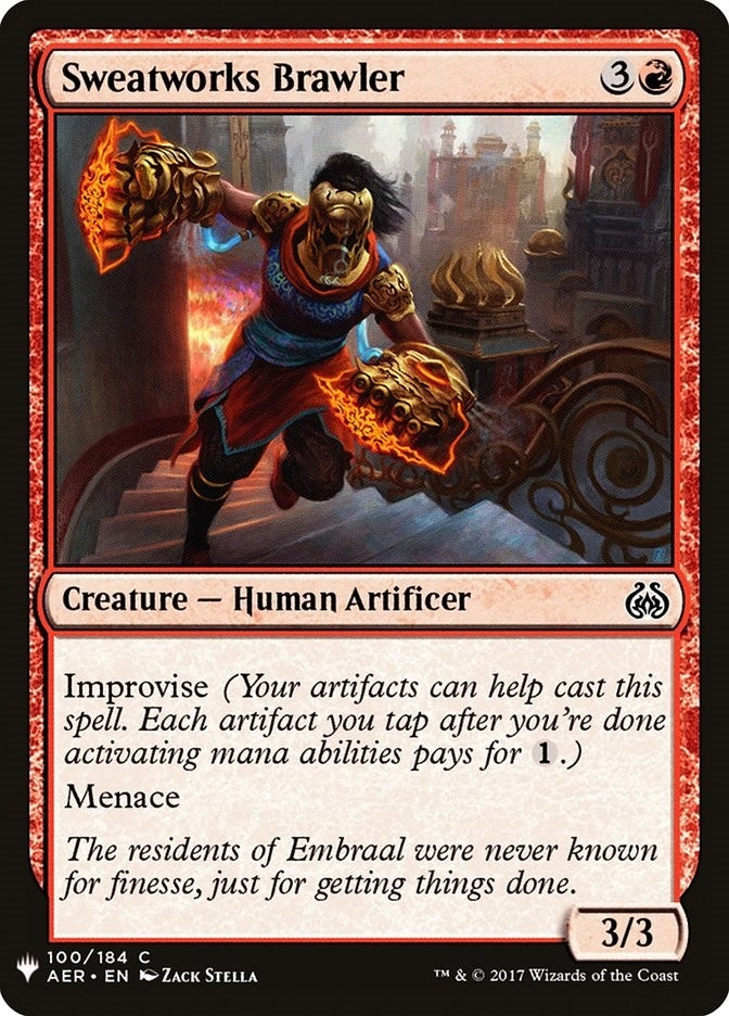 Image for Sweatworks Brawler (100) (LIST) - Magic: The Gathering