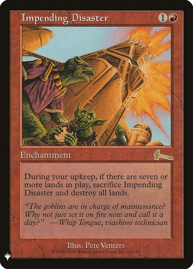 Image for Impending Disaster (82) (LIST) - Magic: The Gathering