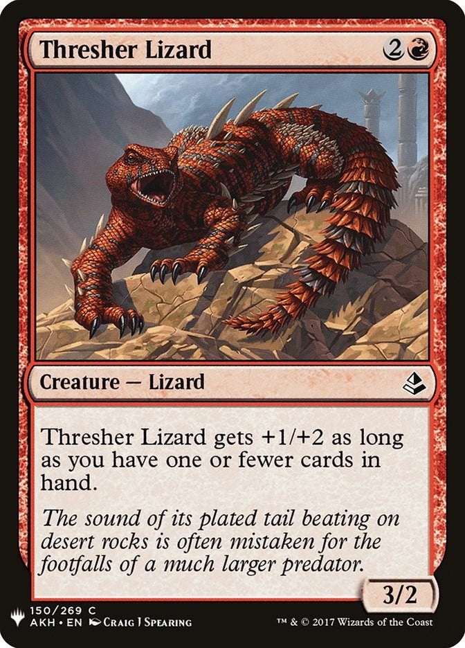 Image for Thresher Lizard (150) (LIST) - Magic: The Gathering