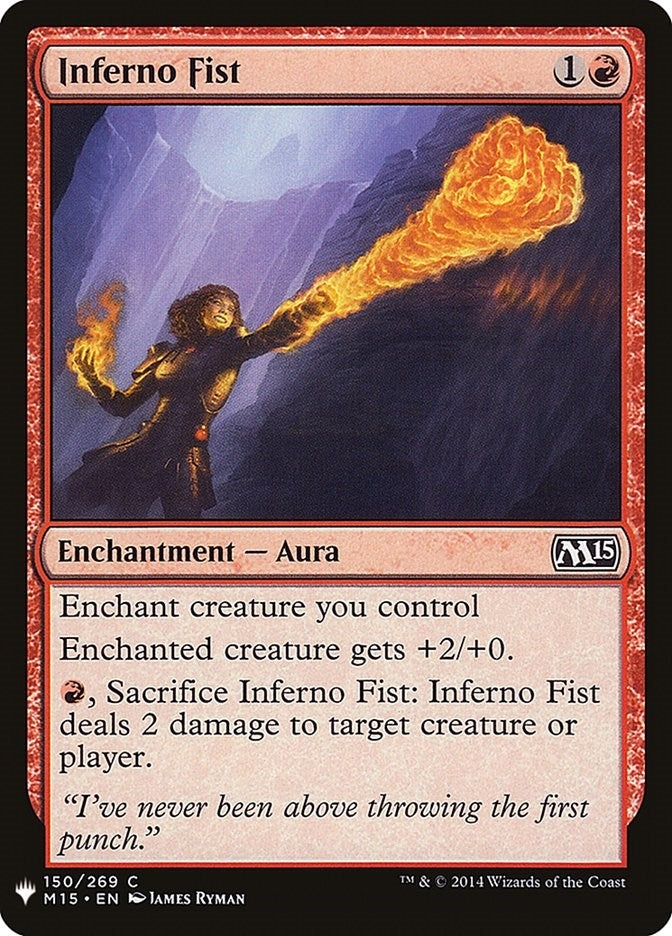 Image for Inferno Fist (150) (LIST) - Magic: The Gathering
