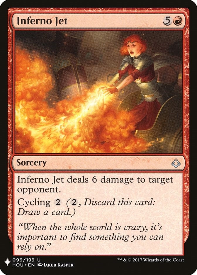 Image for Inferno Jet (99) (LIST) - Magic: The Gathering