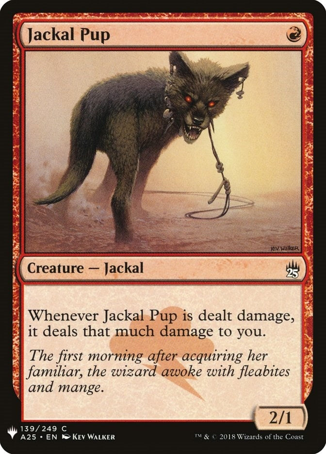 Image for Jackal Pup (139) (LIST) - Magic: The Gathering