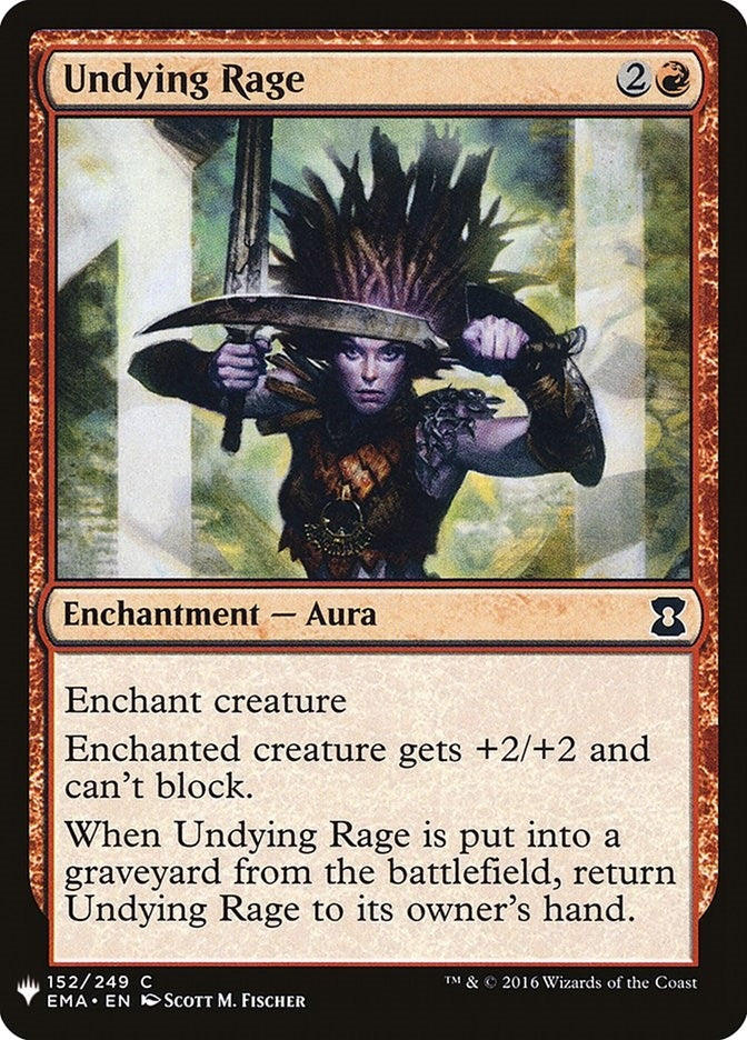 Image for Undying Rage (152) (LIST) - Magic: The Gathering