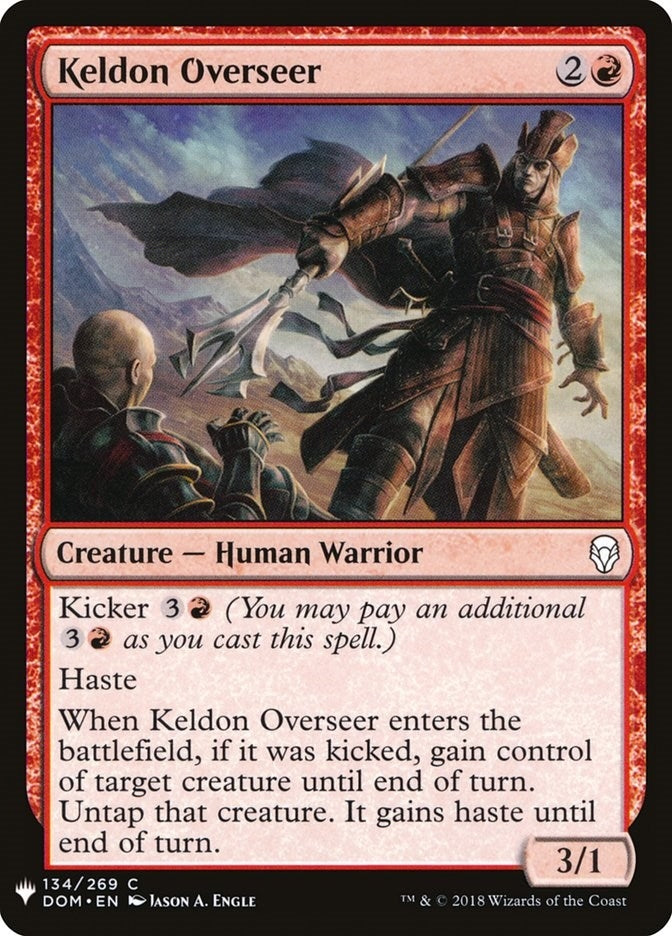 Image for Keldon Overseer (134) (LIST) - Magic: The Gathering