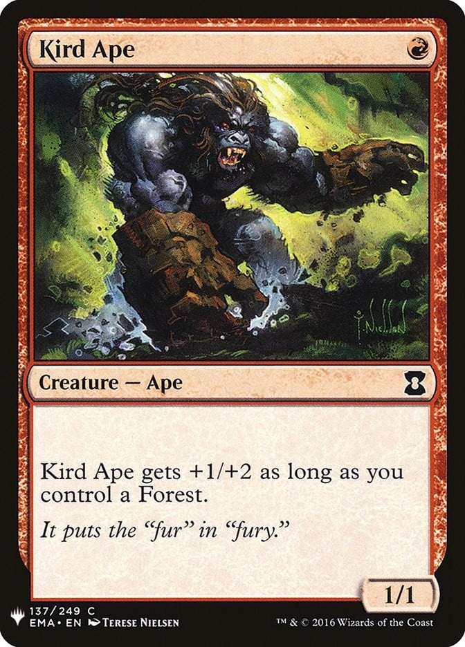 Image for Kird Ape (137) (LIST) - Magic: The Gathering