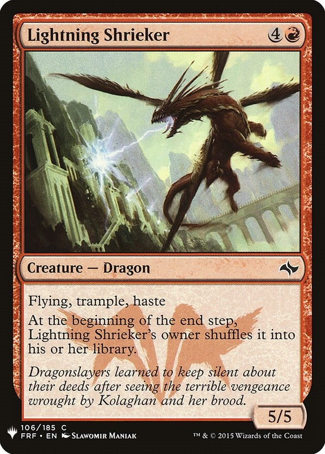 Image for Lightning Shrieker (106) (LIST) - Magic: The Gathering