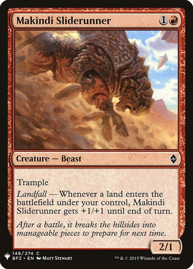 Image for Makindi Sliderunner (148) (LIST) - Magic: The Gathering