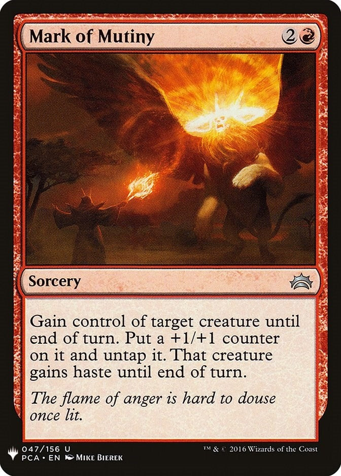 Image for Mark of Mutiny (47) (LIST) - Magic: The Gathering