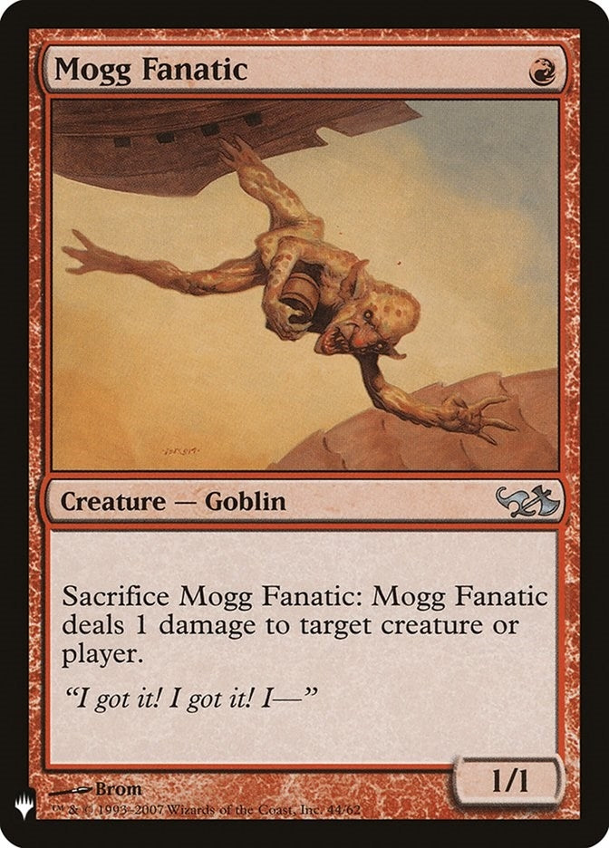 Image for Mogg Fanatic (44) (LIST) - Magic: The Gathering