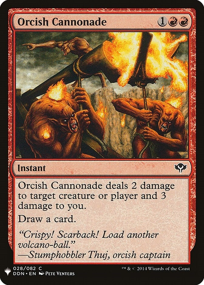 Image for Orcish Cannonade (28) (LIST) - Magic: The Gathering