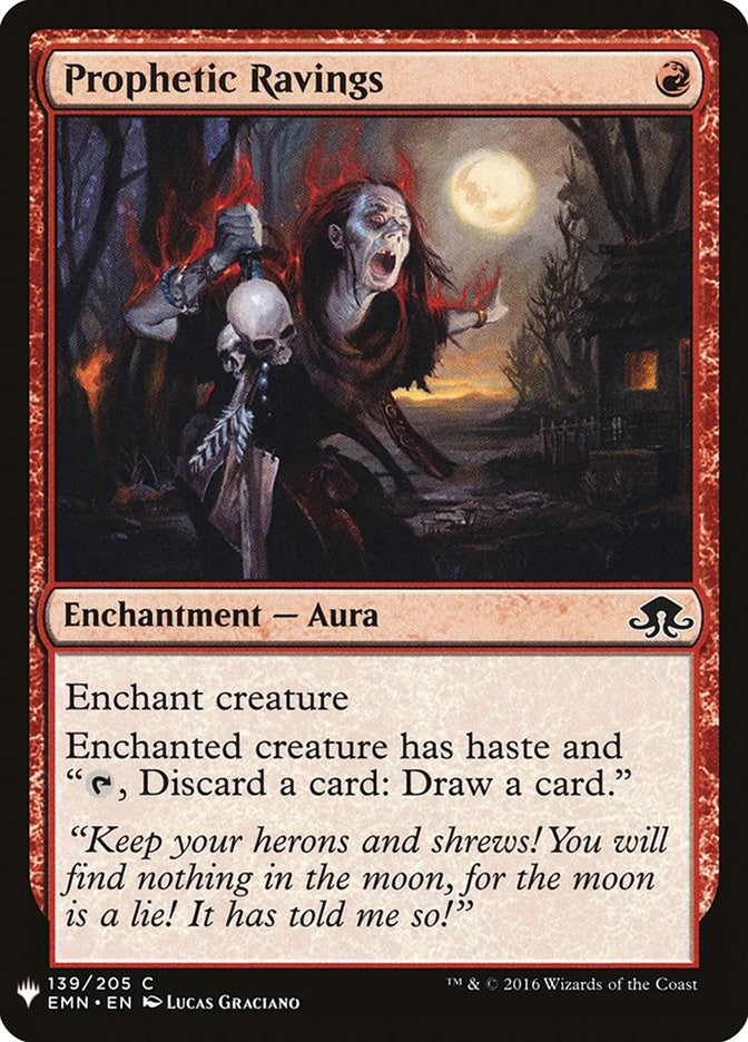 Image for Prophetic Ravings (139) (LIST) - Magic: The Gathering