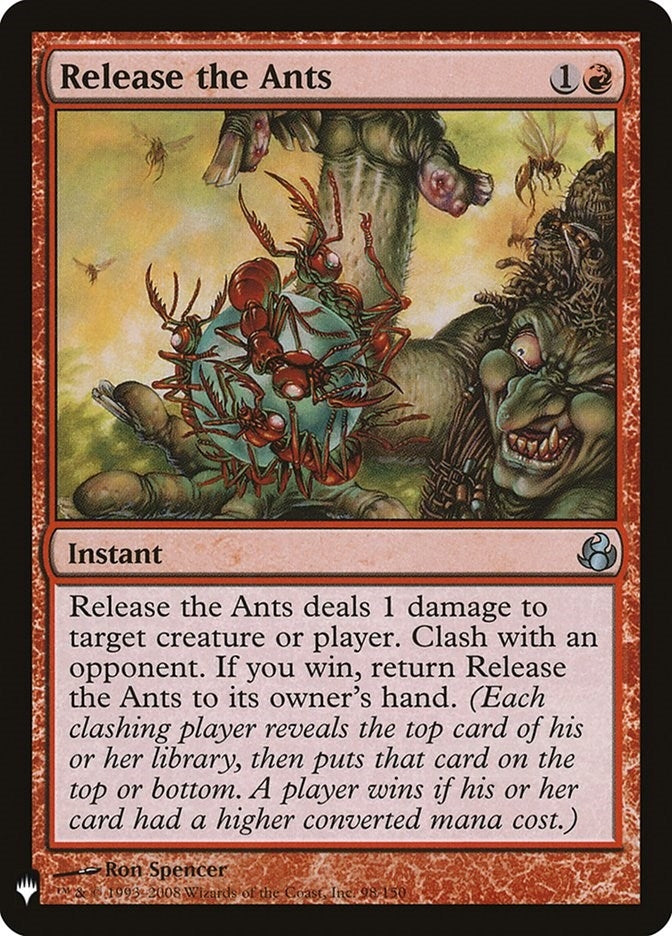 Image for Release the Ants (98) (LIST) - Magic: The Gathering