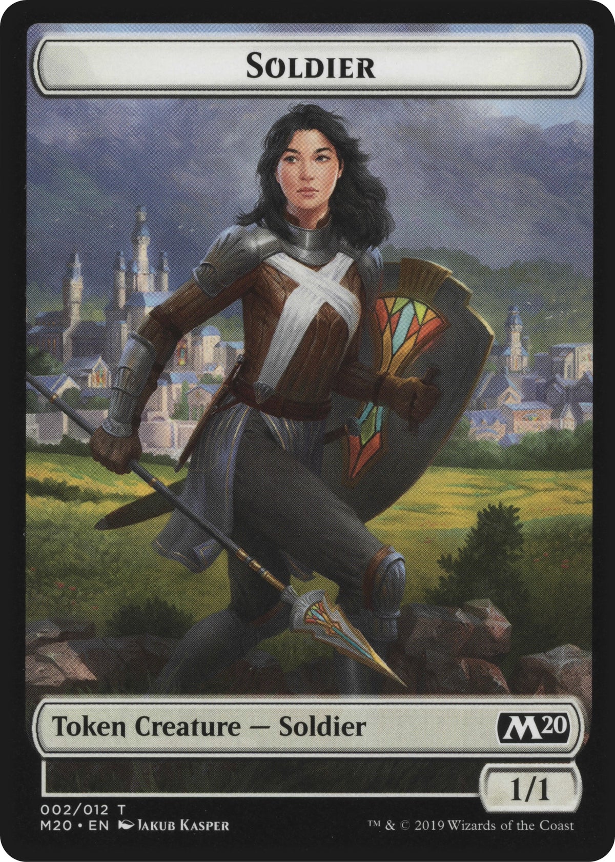 Image for Soldier // Dinosaur Double-Sided Token (2 // 3) (GN2) - Magic: The Gathering