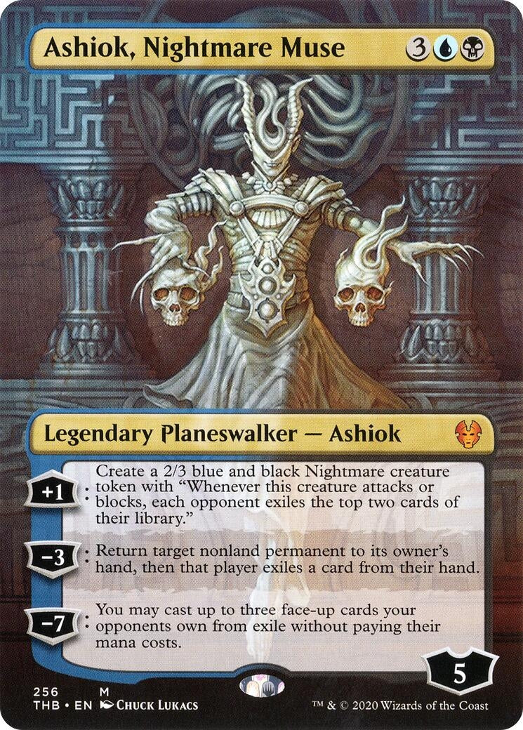 Image for Ashiok, Nightmare Muse (Borderless) (256) (THB) - Magic: The Gathering