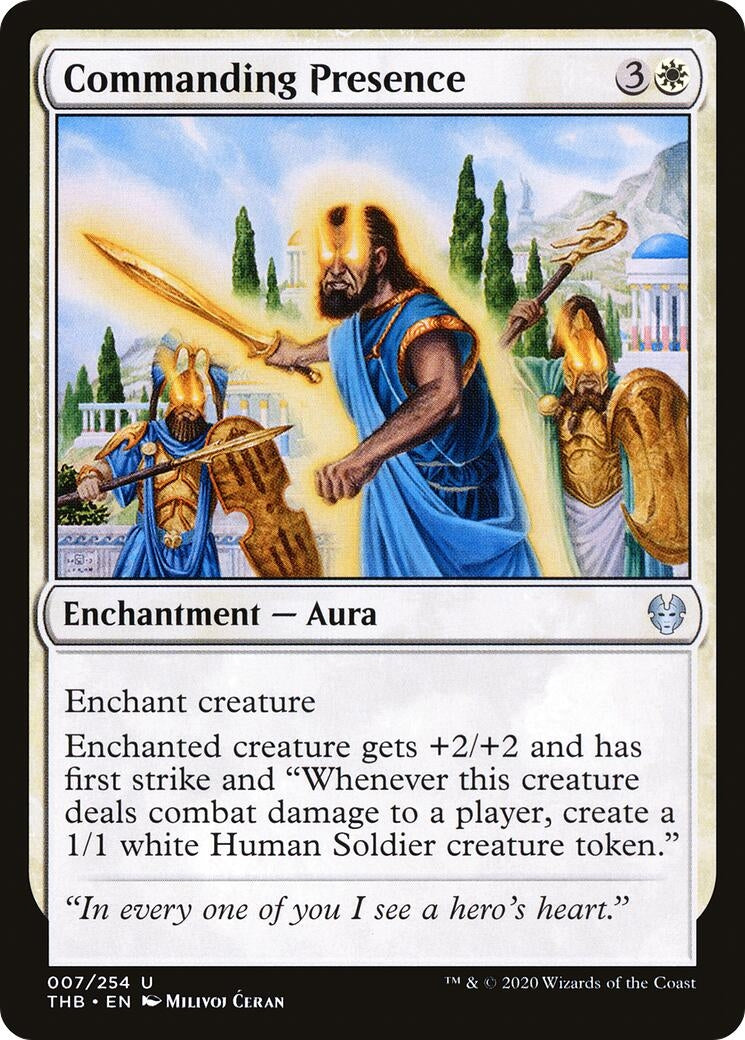 Image for Commanding Presence (7) (THB) - Magic: The Gathering
