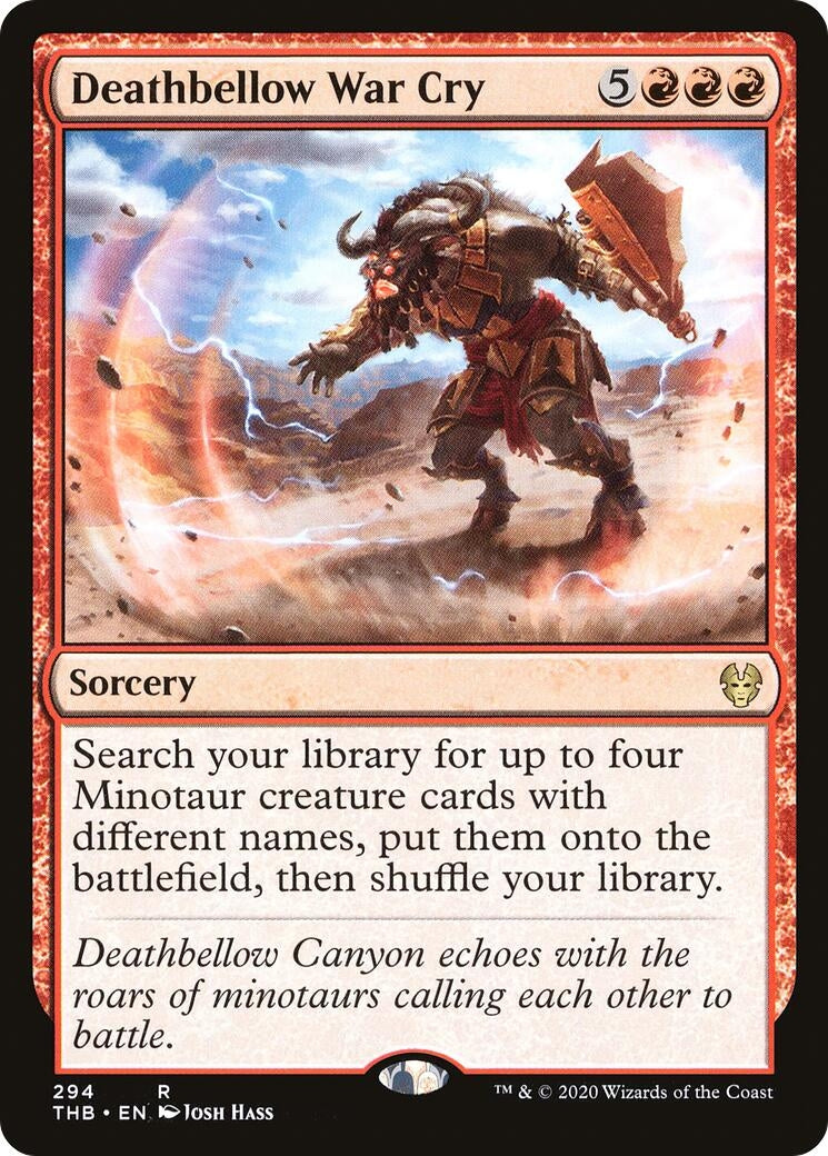 Image for Deathbellow War Cry (294) (THB) - Magic: The Gathering