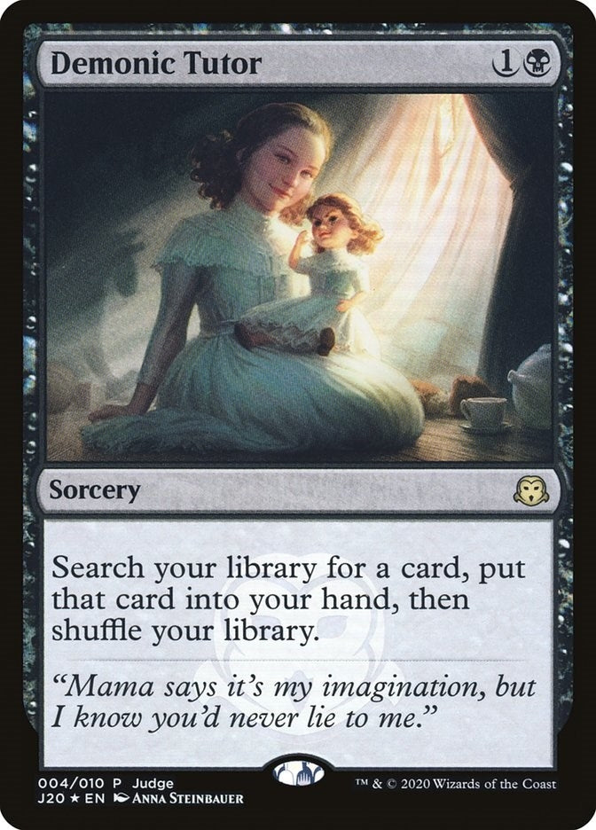 Image for Demonic Tutor (J20) (4) (JDG) - Magic: The Gathering