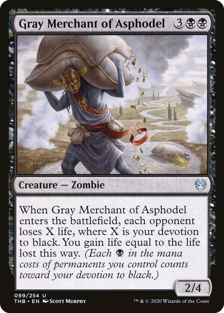 Image for Gray Merchant of Asphodel (99) (THB) - Magic: The Gathering